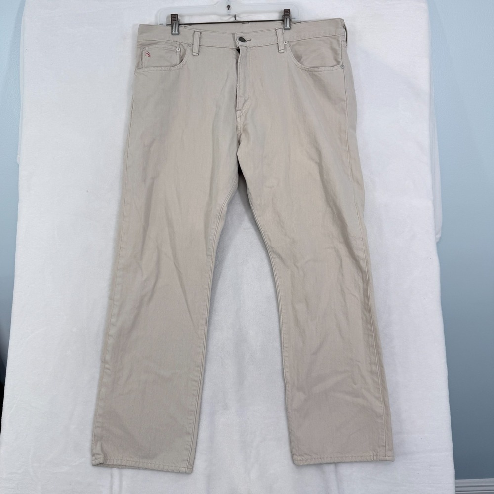 Polo Ralph Lauren Jeans Mens 38x30 Cream 867 Classic Fit